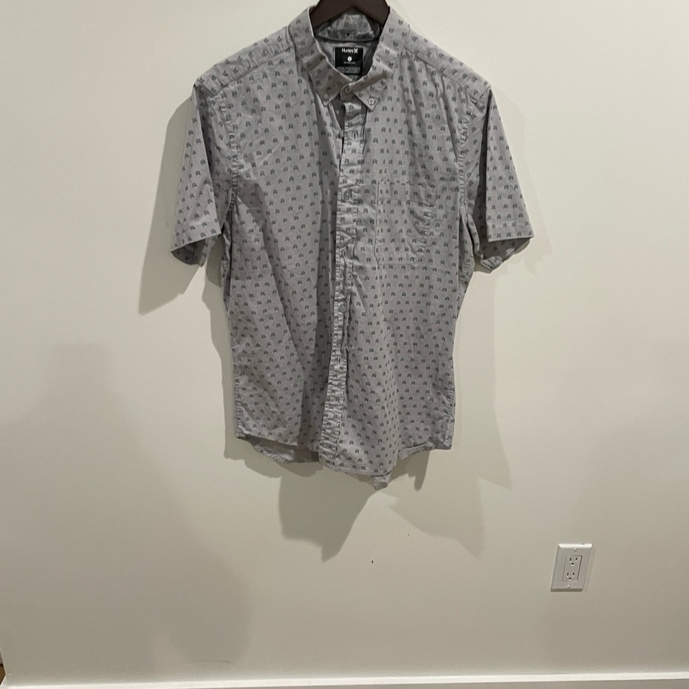 Hurley Gray Short Sleeve Shirt